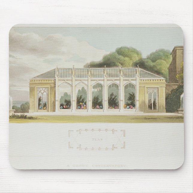 Gothic Conservatory, 1832 Mouse Pad (Front)