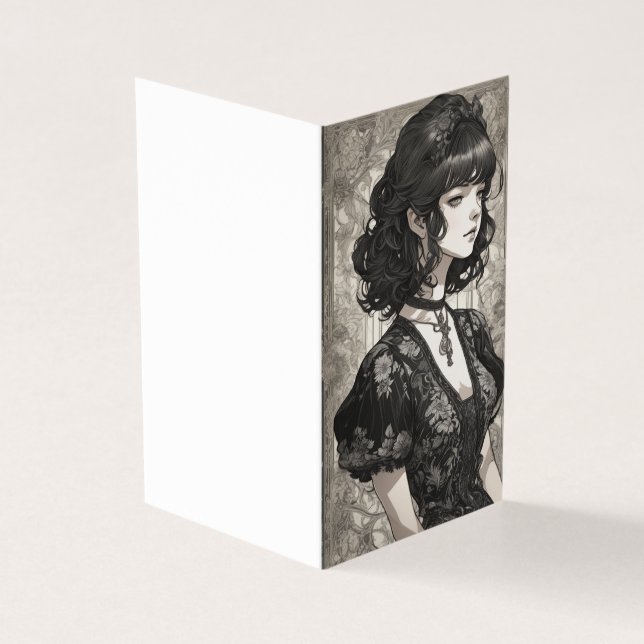 Gothic Couture LBD Little Black Dress Blank (Outside)