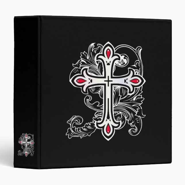 Gothic cross binder (Front/Spine)