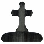 Gothic cross tombstone magnet photo sculpture magnet<br><div class="desc">A cemetery cross grave photo cutout that will be made into an acrylic photosculpture cutout and made into a magnet that is almost 5x7" in size.</div>