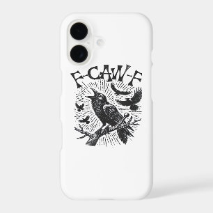 Gothic Crow F-Caw-F Humour Funny Essential Retro C