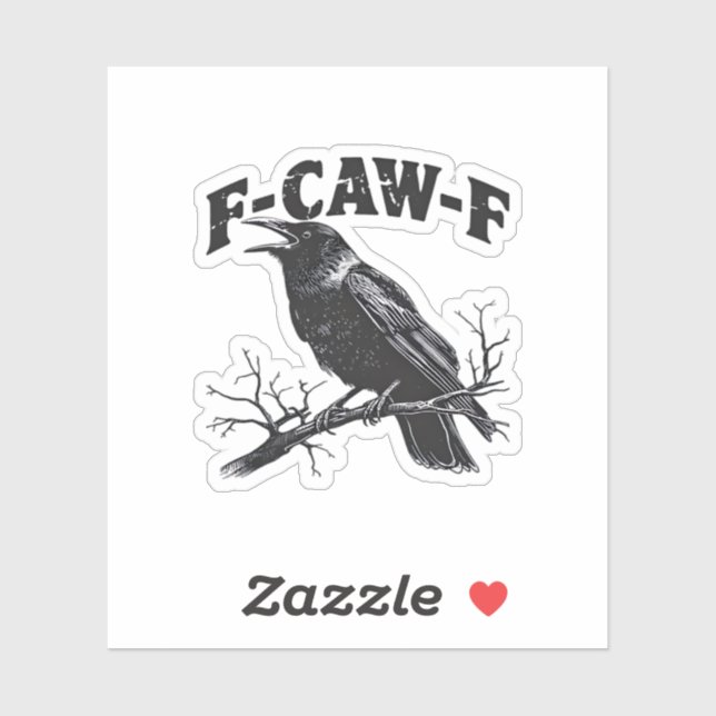 Gothic Crow Humor F-Caw-F Funny Essential (Sheet)