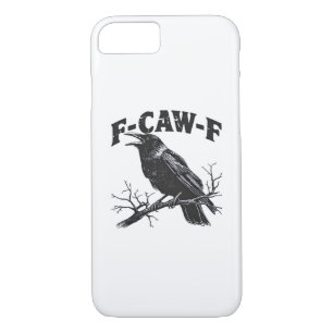 Gothic Crow Humor F-Caw-F Funny Essential Case-Mate iPhone Case