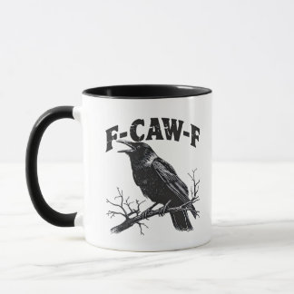 Gothic Crow Humor F-Caw-F Funny Essential Mug