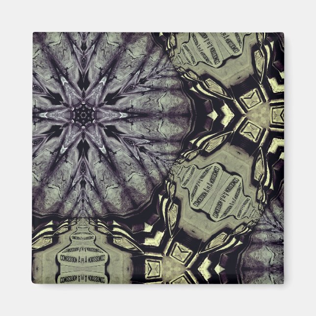 Gothic crypt mandala magnet (Front)