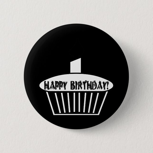 Gothic Cupcake 2 Inch Round Button (Front)