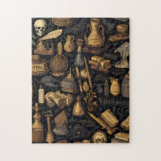 Gothic Dark Academia  Jigsaw Puzzle (Vertical)