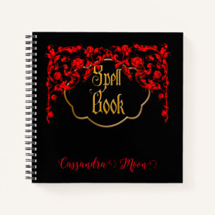 Gothic Dark Magic Personalized Notebook