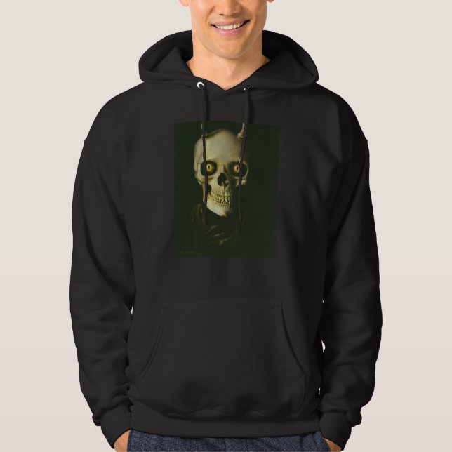 Gothic Devil Skull Hoodie (Front)