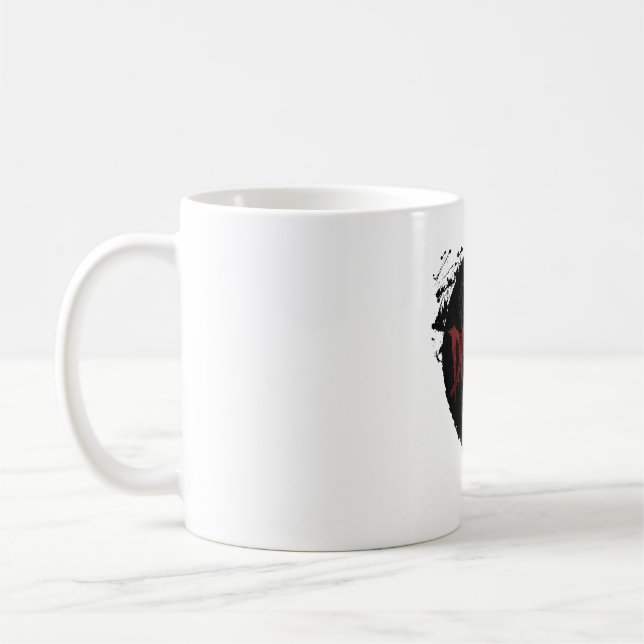 Gothic Dracula Vampire Mug - Vintage Horror (Left)