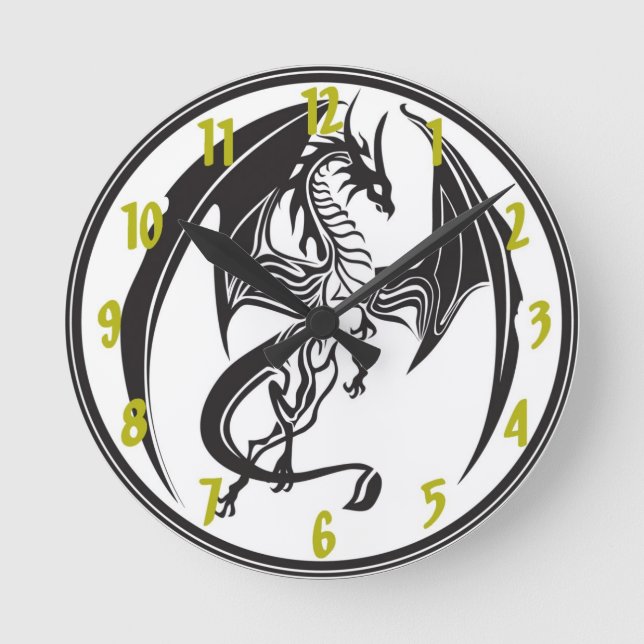 Gothic Dragon Clock (Front)