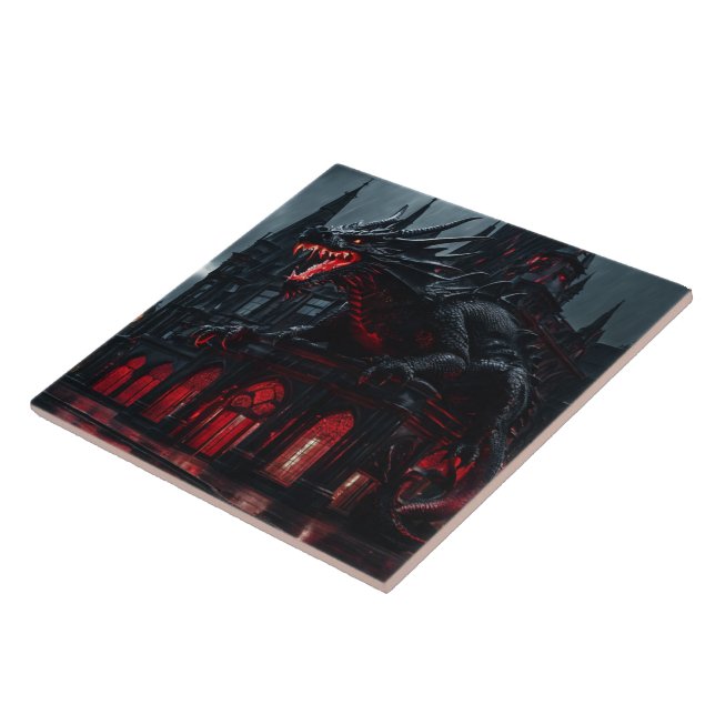 Gothic Dragon Tile (Side)