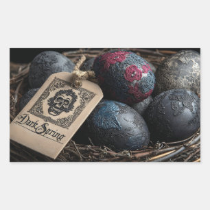 Gothic Easter Eggs in "Dark Spring" Arrangement Sticker