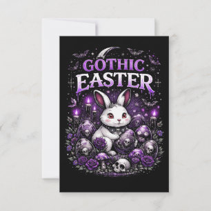 Gothic Easter Thank You Card