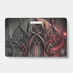 Gothic Elegance Name Badge