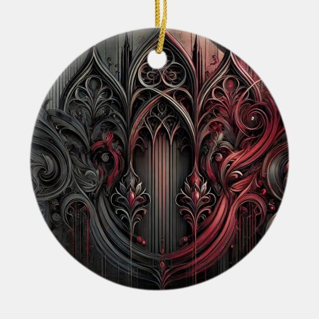 Gothic Elegance Ornament (Front)