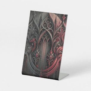 Gothic Elegance Table Tent Sign