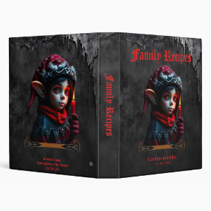 Gothic elf magic under the full moon. binder
