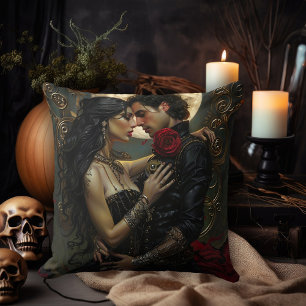 Gothic Embrace Throw Pillow