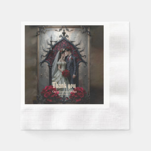 Gothic Eternal Love  Napkin