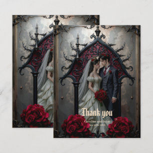 Gothic Eternal Love Thank You Card