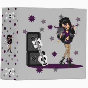 Gothic Faerie with Skull Guitar Binder