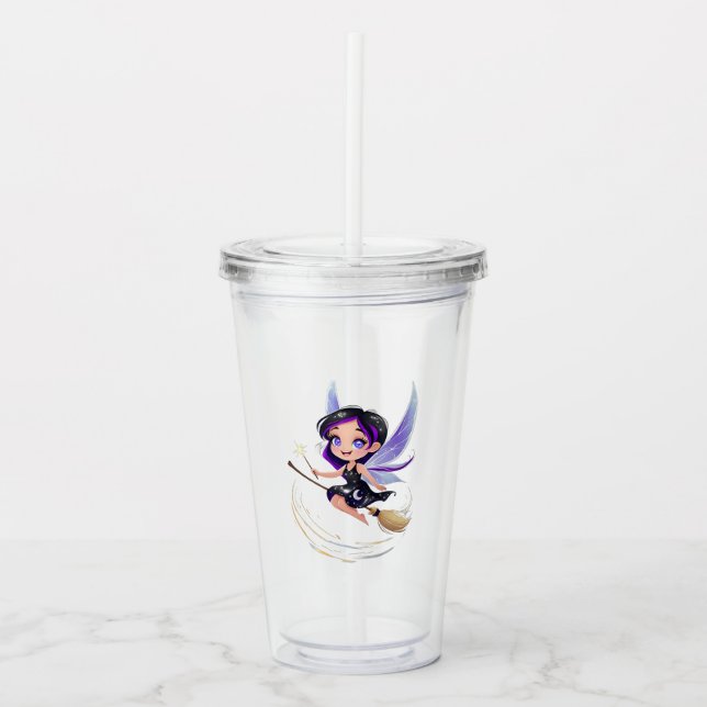 Gothic Fairy Acrylic Tumbler (Front)