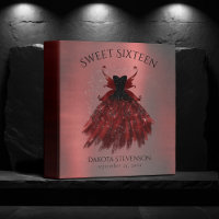 Gothic Fairy Crimson Gown | Deep Radiant Red Sheen
