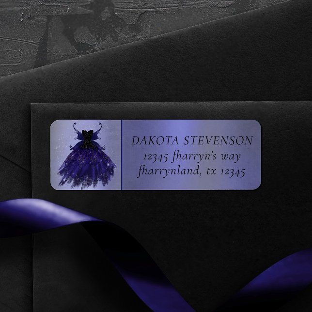 Gothic Fairy Indigo Gown | Royal Purple Address (Creator Uploaded)