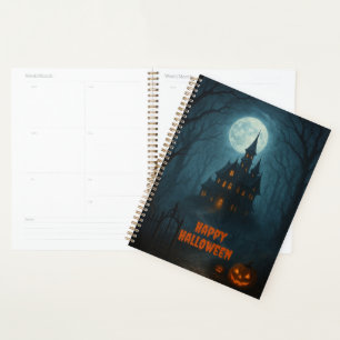 Gothic Fantasy   Haunted Castle & Misty Moonlight  Planner