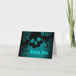 Gothic fantasy skull Thank You