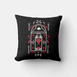 Gothic Fashion Style Throw Pillow