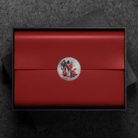 Gothic Fashionista Red Bottom Stilettos with Roses