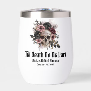 Gothic Floral Skull Till Death Do Us Bridal Shower