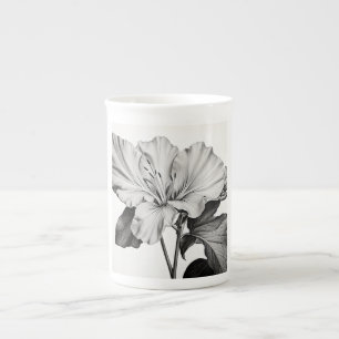 Gothic Floral Web Mug” Bone China Mug