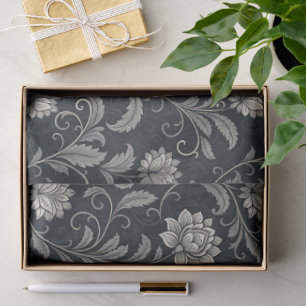 Gothic Flowers Pattern Tissue Paper