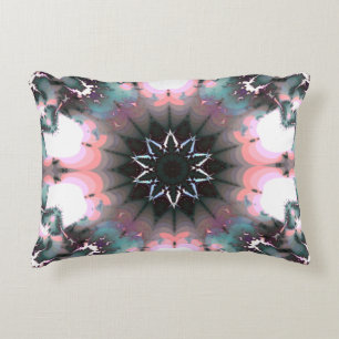 Gothic Frozen Winter Spider Web Accent Pillow