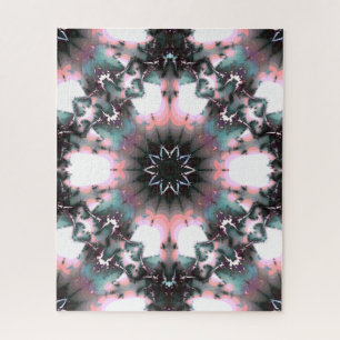 Gothic Frozen Winter Spider Web Jigsaw Puzzle