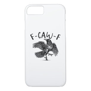 Gothic Funny F-Caw-F Crow Humor Essential Aestheti Case-Mate iPhone Case