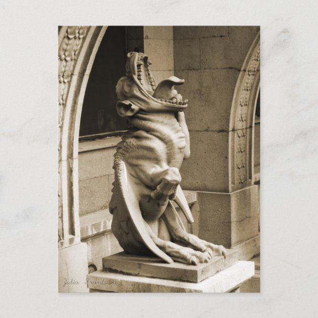 Gothic gargoyle postcard (Front)