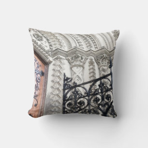 Gothic Gate Throw Pillow
