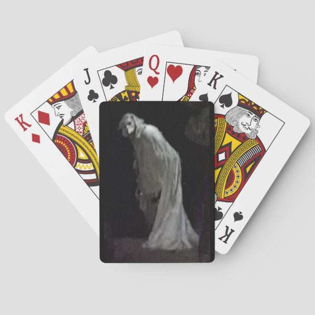 Gothic ghost playing cards (Back)