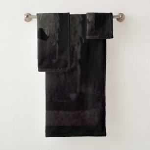 Gothic ghoul bath towel set