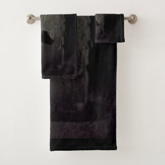 Gothic ghoul bath towel set