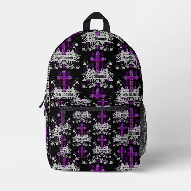 Gothic Gifts For Him And Her Printed Backpack (Front)