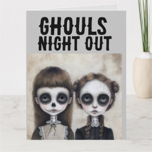 Gothic Girl Friendship Friend funny Greeting Card