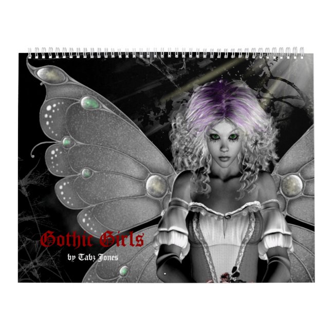 Gothic Girls 2018 Calendar (Cover)