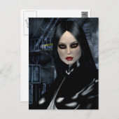Gothic Girls Cyber Vamp postcard (Front/Back)