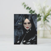 Gothic Girls Cyber Vamp postcard (Standing Front)