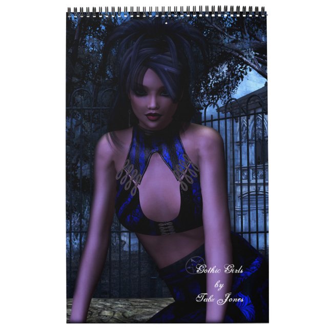 Gothic Girls Fantasy Art Book Calendar (Cover)